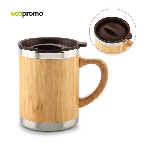 MU-298 Mug Metálico Bamboo Eco 300ml MU-298 Mug Metálico Bamboo Eco 300ml