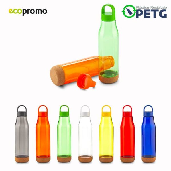 MU-373 Botilito Plástico Clemen RPET 600ml MU-373 Botilito Plástico Clemen RPET 600ml