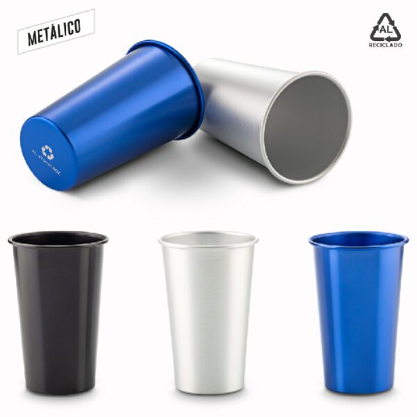 MU-391 MU-391 Vaso en Aluminio Eco 450ml