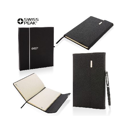 Set de Boligrafo y Libreta Swisspeak Lux Set de Boligrafo y Libreta Swisspeak Lux
