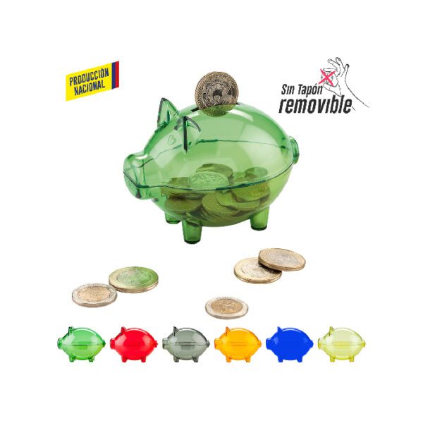 VA-464 Alcancia Mini Cerdito Cristal- Producción Nacional VA-464 Alcancia Mini Cerdito Cristal- Producción Nacional