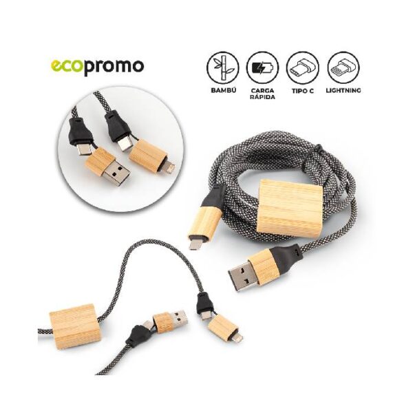 Cable-Multicargador-Eco-Fast-65W-TE-661